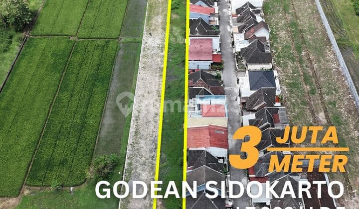 Jual Tanah Godean Sleman Kawasan Perumahan Nego Sampai Deal