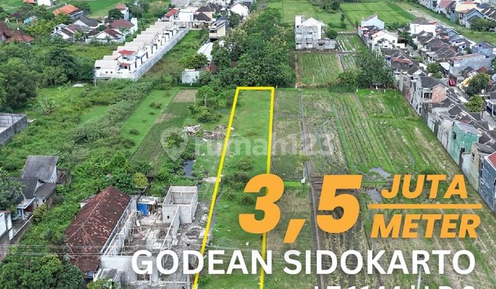 Jual Tanah Pinggir Jalan Sidokarto Godean Ramai Usaha Hunian Strategis