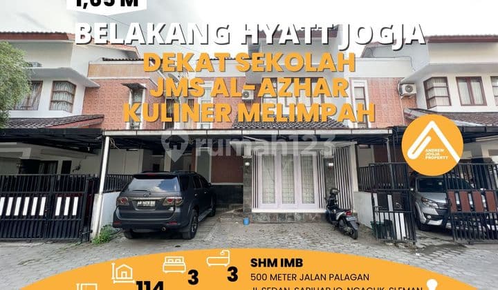 Rumah Belakang Hyatt Lokasi Strategis Harga Bu