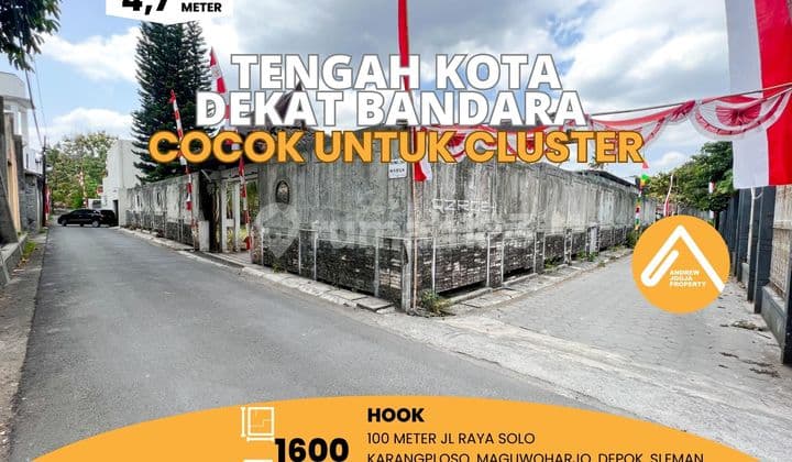 Tanah Tengah Kota Murah Cocok Untuk Cluster Dekat Bandara Adisucipto
