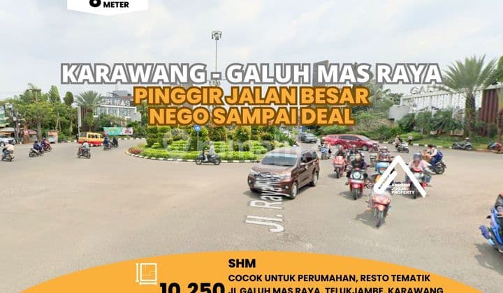 Tanah Karawang Pinggir Jalan Galuh Mas Harga Termurah