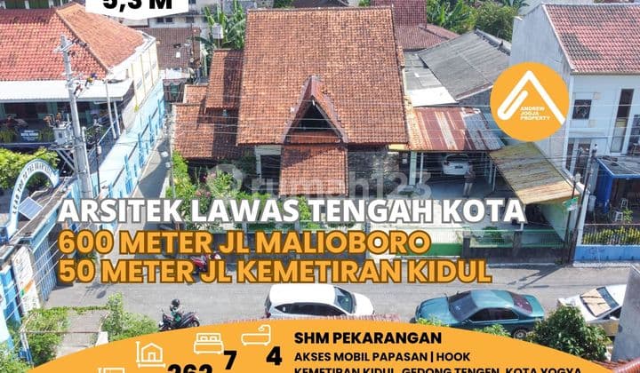 Jual Rumah 600 Meter Malioboro Kota Yogyakarta