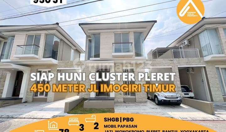 Rumah Pleret Bantul Dalam Cluster Akses Mudah