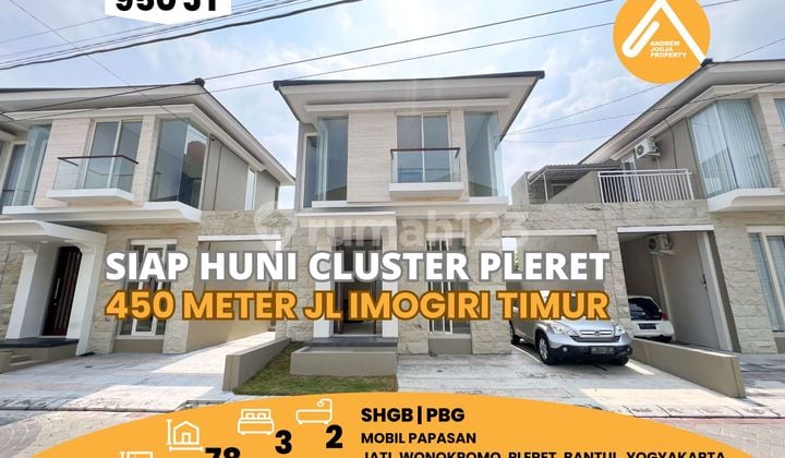 Rumah Pleret Bantul Dalam Cluster Akses Mudah
