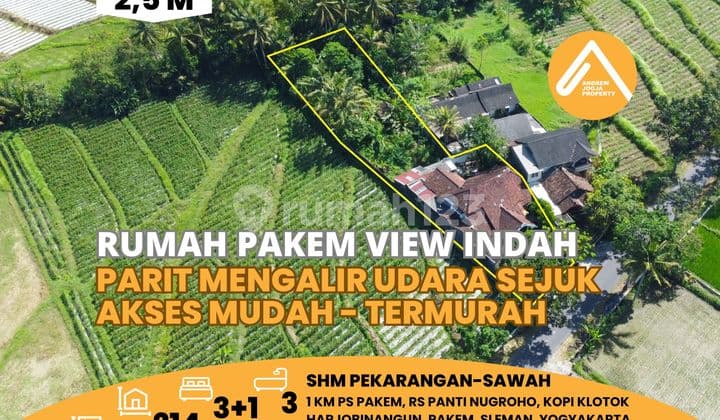 Jual Rumah View Sawah Gunung Harjobinangun Dekat Otadan