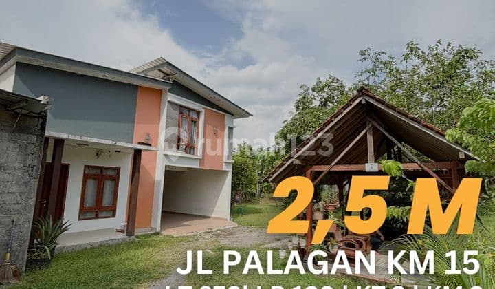 Jual Rumah Jalan Palagan Km 15 Akses Mudah View Sawah Gunung Lingkungan Sejuk Asri