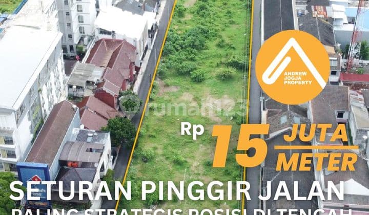 Jual Tanah Pinggir Jalan Raya Seturan Dikelilingi Jalan