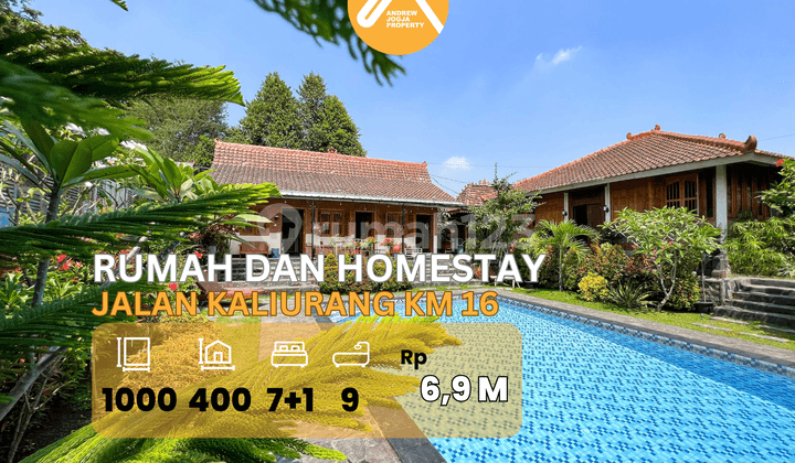 Rumah Jakal Km 16 Sekaligus Villa View Gunung Lokasi Strategis