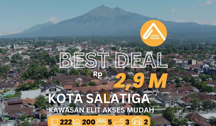 Jual Rumah Kawasan Elit Salatiga Paling Strategis Nego Sampai Deal