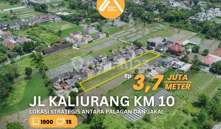 Jual Tanah Jalan Kaliurang Km 10 Dekat Pasar Gentan Akses Mudah