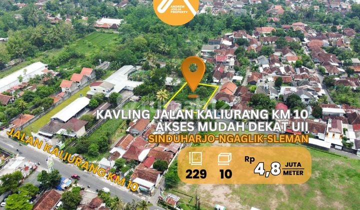 Jual Tanah Pekarangan Kaliurang Km 10 Dekat Uii Dan Ps Gentan