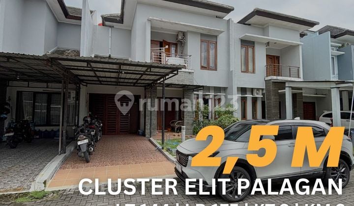 Jual Rumah Cluster Elit Palagan Fasilitas Lengkap Row Jalan Lebar