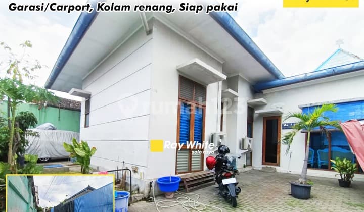 Rumah Tengah Ada Kolam Renang Bisa Untuk Kost di Jebres, Solo