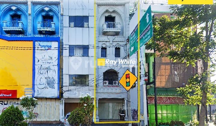 Disewaakan Ruko 4 Lantai di Jl. Slamet Riyadi Solo, Kawasan Bisnis dan Kuliner