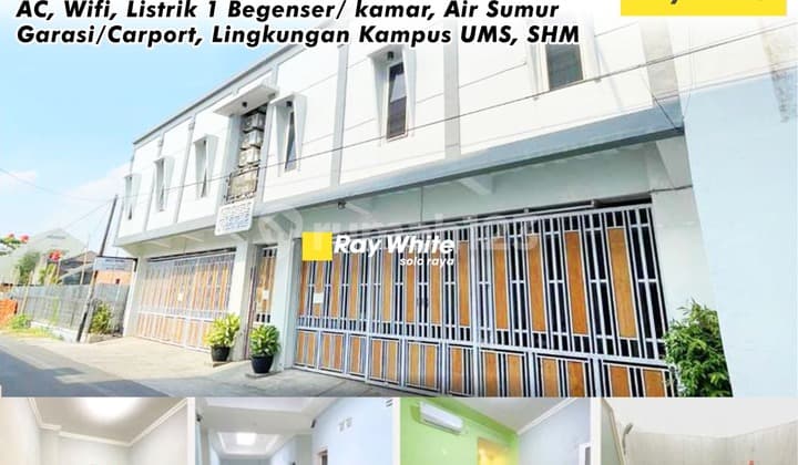 Dijual Kosan Ums Pabelan Kartasur, Siap Pakai, Investasi Bagus
