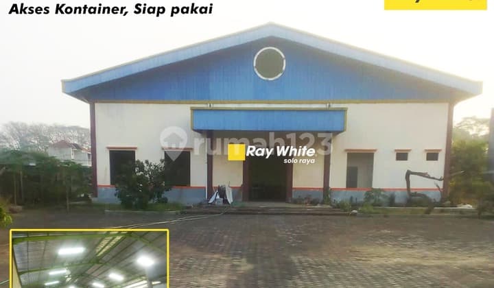 Dijual Gudang Akses Kontainer di Gagaksipat, Boyolali