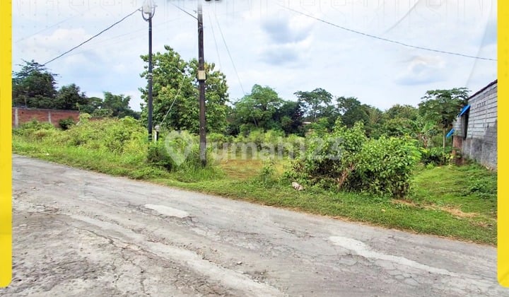 Tanah Investasi Luas (2153m²) dengan Lebar Depan Istimewa (47m) di Mranggen, Polokarto