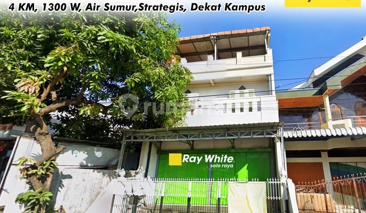 Dijual Ruko 3 Lantai Siap Pakai Dekat Kampus di Mojosongo, Jebres