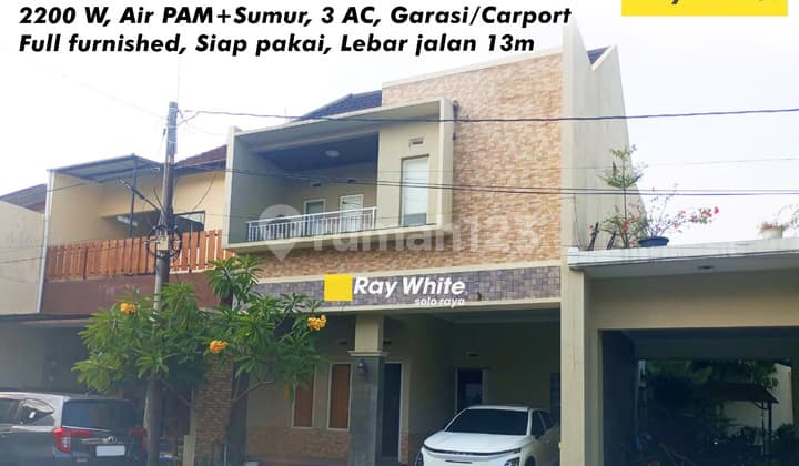 Dijual Rumah 2 Lantai Full Perabot di Makamhaji, Kartasura