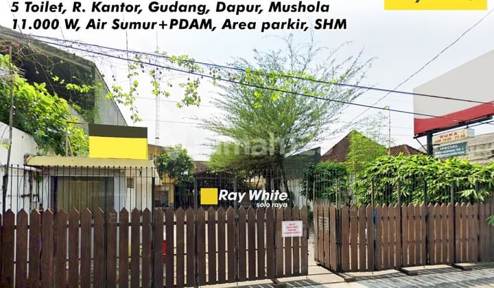 Dijual Ruang Usaha Ex. Resto, Lokasi Dekat Manahan di Jl.R.M.Said