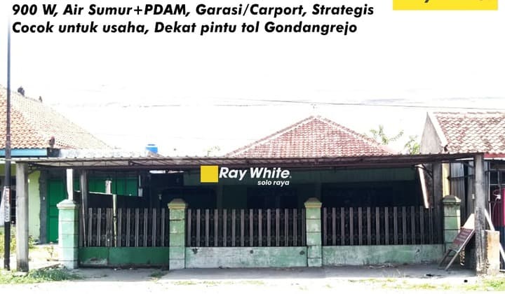 For Sale House on Jl. Solo Purwodadi, Gondangrejo