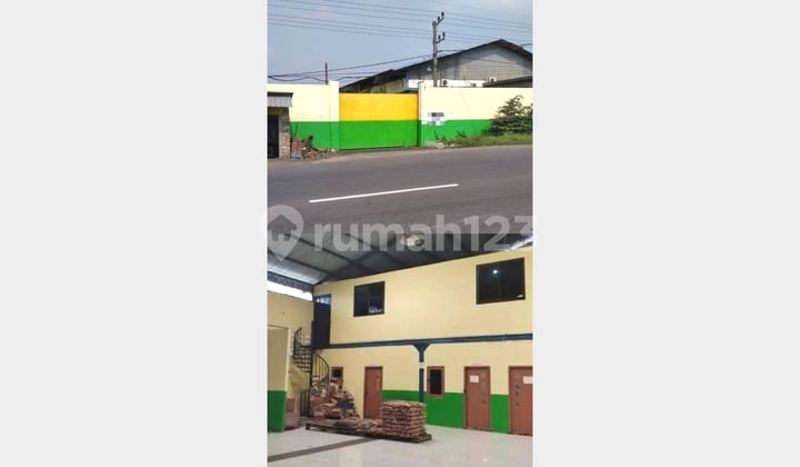 Ex Pabrik Snack + Kantor Murah, Strategis di Nol Jln Ry Mojokerto