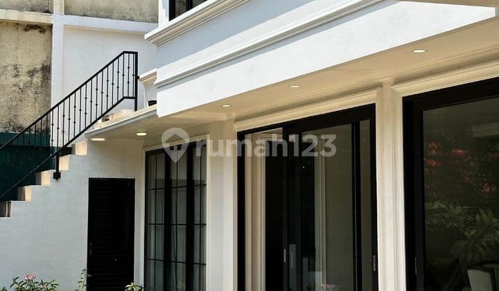 1.5 Story House in North Kemang, Well-Maintained Condition, Spacious Backyard with Swimming Pool