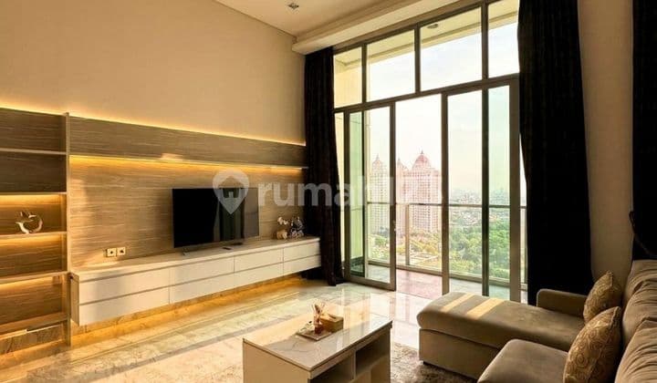On The Market! Senayan City Residence, Type 3 Bedroom - 207 Sqm, High Celling Unit With Best View To Golf Court And Direct Access To Senayan City Mall