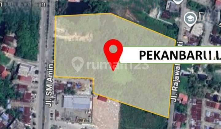 For Rent Land on Jl. SM. Amin / Rajawali Sakti
