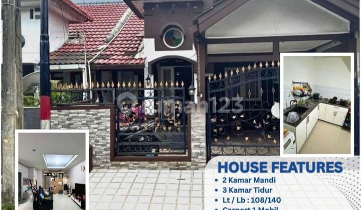 Rumah 1,5 Lantai Siap Huni di Villa Galaxy - Dekat GGP Mall, Harga 1,35 M Z118