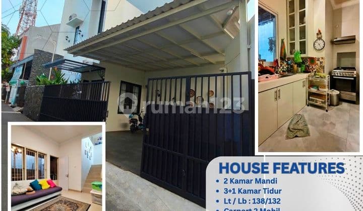 NOVEMBER CERIA SPECIAL SALE 1,9 JADI 1,75 M SAJA!! Dijual Rumah Bagus & Kokoh Renovasi 2024 - Cipayung Jakarta Timur 335
