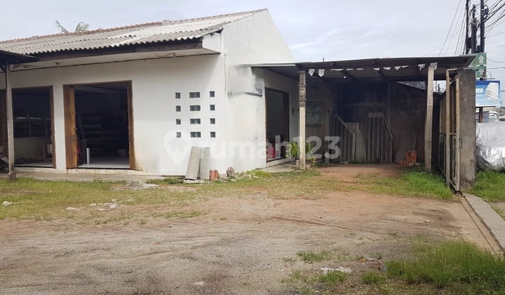 Disewakan Tanah Kavling Pinggir Jalan Utama Bonus Bangunan untuk Usaha di Ujung Harapan Kaliabang Tengah Bekasi