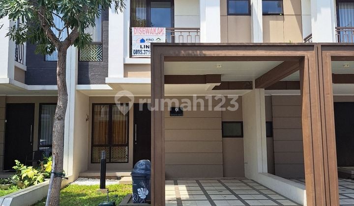 Dijual .....murahh !!! Rumah Baru 2 Lt Podomoro Park ..cluster Depan Dekat Danau