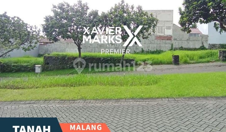Tanah Kavling Siap Bangun Cluster Depan di Riverside Blimbing Malang