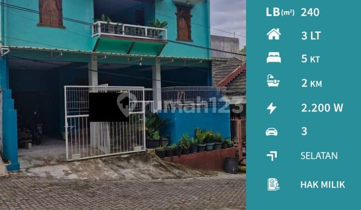 Dijual Rumah Bagus Siap Huni di Tidar Malang Turun Harga