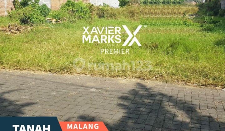 Tanah Luas Posisi Rata Strategis di Janti Barat Sukun Malang