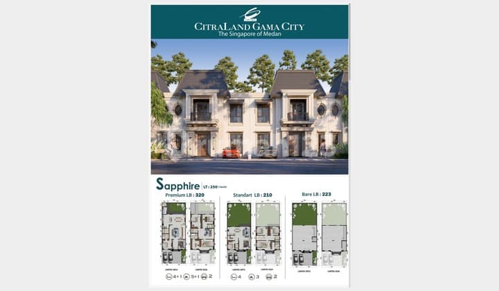 New Design Sentosa Cove Type Sapphire 10 X 25