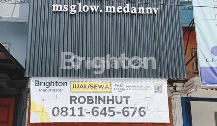 Ruko 3 Tingkat Siap Huni Jln Yos Sudarso Medan
