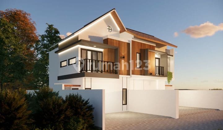 Rumah Modern Mezzanine Di Mahendradatta Denpasar
