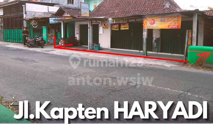 Tanah Jogja Bonus Kios di Jl.kapten Haryadi Jl Kaliurang Km 9,3