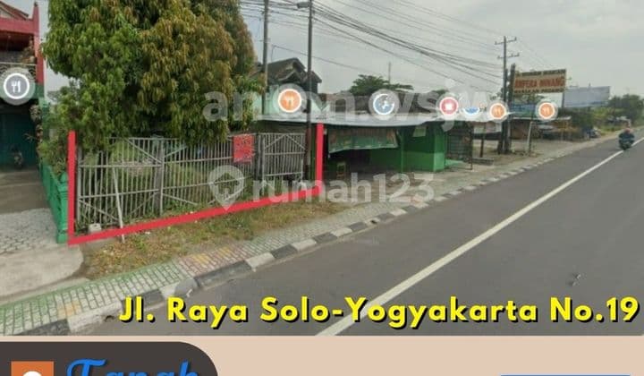 Tanah Klaten Prambanan Jl.raya Solo Yogyakarta Geneng. Lt 140 M2