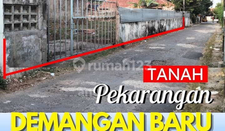 Tanah Bagus Jogja Demangan Baru LT 579 M2 Ld 27 M Shgb Asal SHM