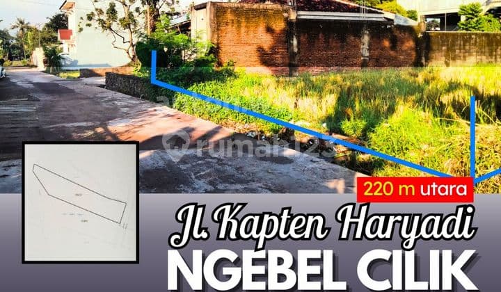 TANAH BAGUS Jogja Jl kaliurang Km 9,3 Lt 803 m² ld 15 m SHM