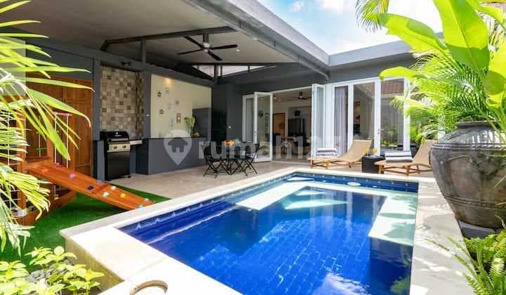 Modern Villa With Private Pool And Play Area In Kerobokan