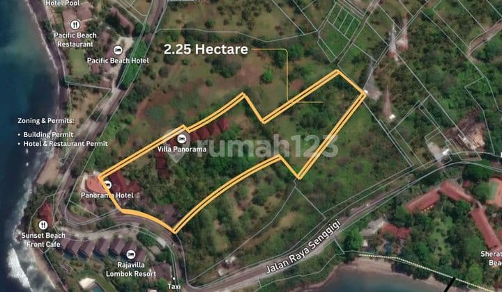 Unblock 180Deg Ocean View Peninsula Land - Senggigi, Lombok