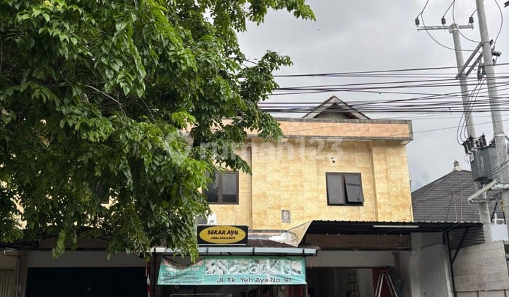 Strategic 2-Story Shophouse on Tukad Yeh Aya, Denpasar