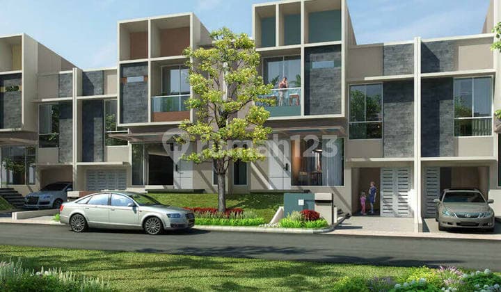 Luxury Semi-Furnished House Cluster Mozart Gading Serpong | Land Area 204 sqm | 4+1 Bedrooms | Marble & Central Garden