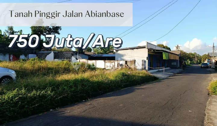 For Sale - Tanah Hook Strategis di Abian Base, Potensi Komersial & Investasi Tinggi
