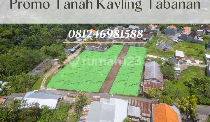 Tanah Kavling Premium di Jantung Kota Tabanan