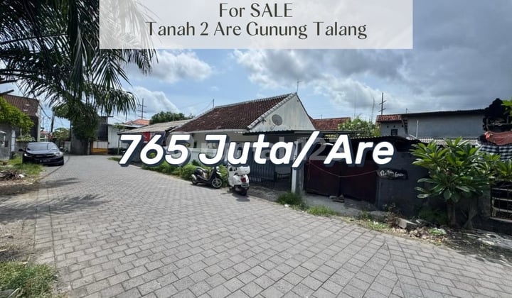 Tanah Strategis Di Barat Denpasar - Cocok Untuk Hunian Atau Investasi